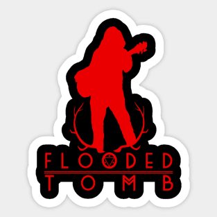 Rob Powerstance w/ Antler Logo (Red) Sticker